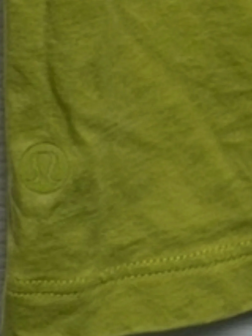 lululemon athletica All Yours Chartreuse Pima Cotton Short Sleeve Crew Tee